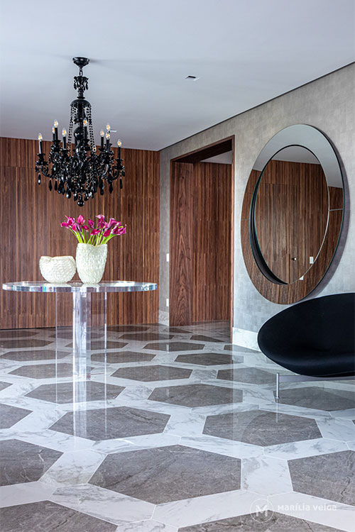 Pedras e revestimentos no design de interiores – imagem 1