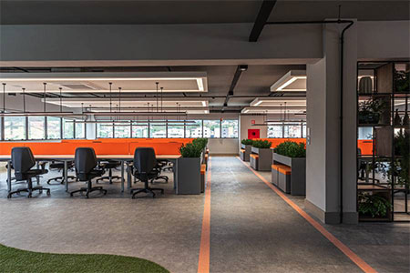 Escritório da Efí Bank (Gerencianet), 1.400 m² – projeto Marília Veiga Interiores, foto 2