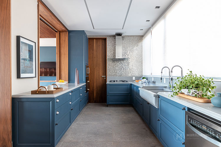 arquitetura de interiores de cozinha
