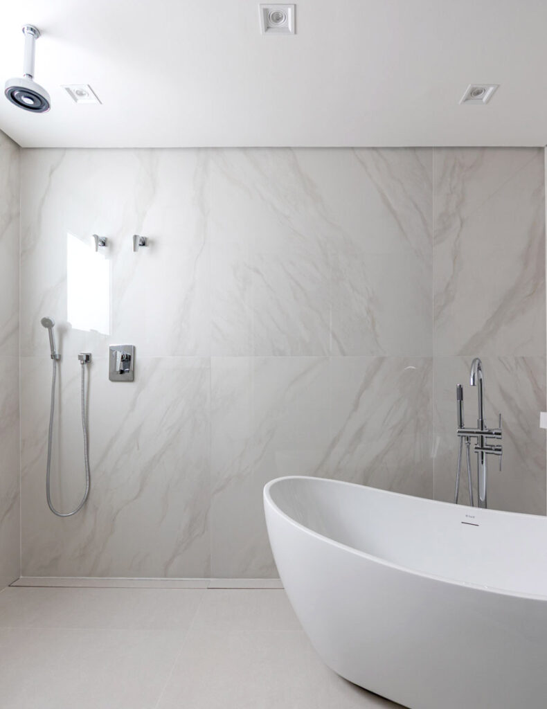 sala de banho do projeto apartamento Anália franco Eunice Weaver feito por Marilia Veiga