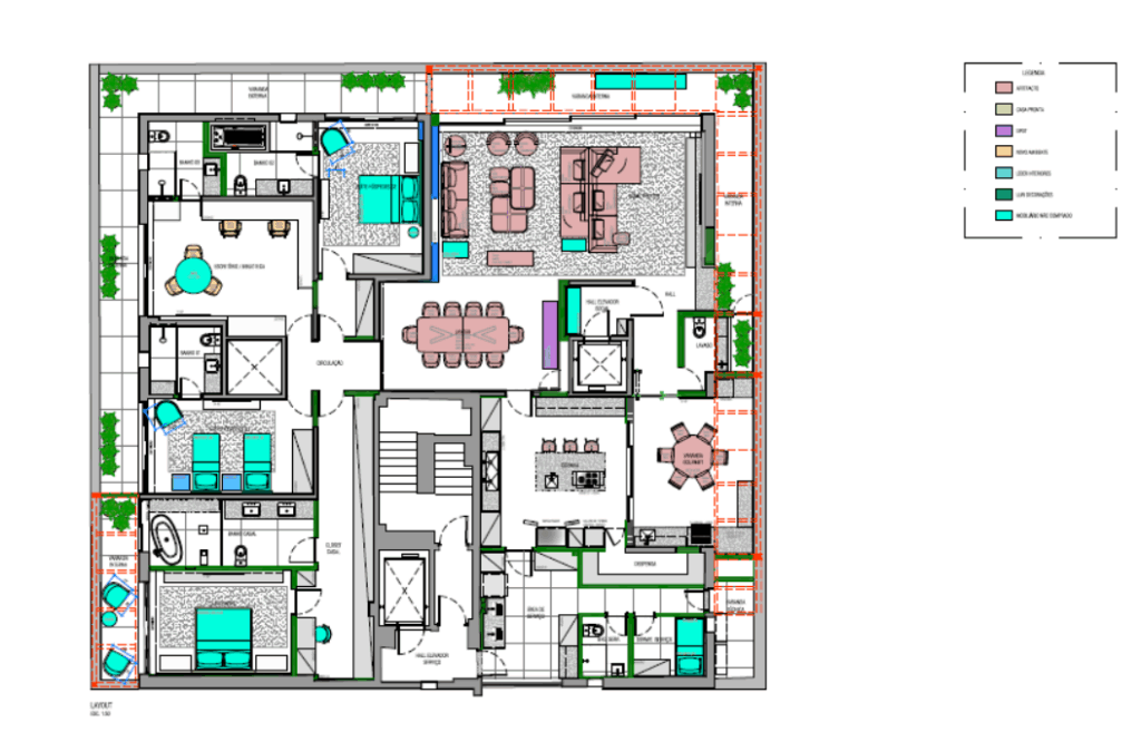 planta de layout, vale a pena reformar um apartamento antigo