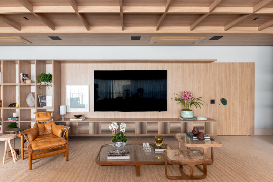 movel do home theater em marcenaria , Projeto residencial Jardim Paulista.